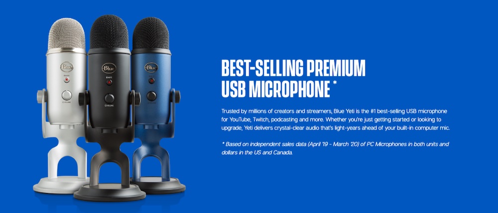 Blue Yeti microphone