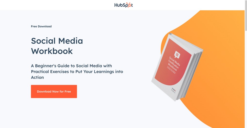 HubSpot landing page