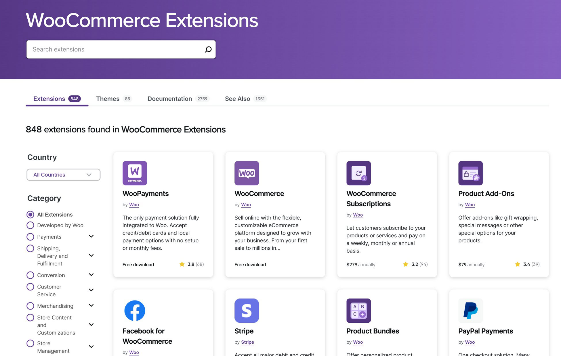 woocommerce marketplace