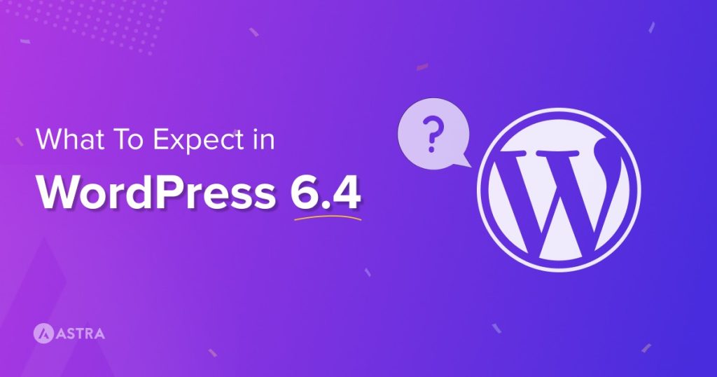 WordPress 6.4