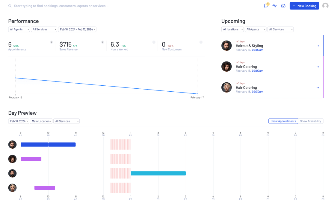 latepoint dashboard