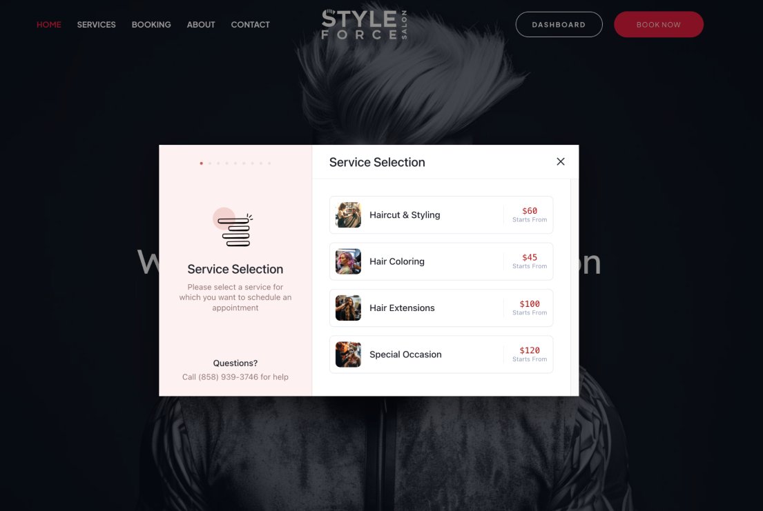 styleforce booking widget