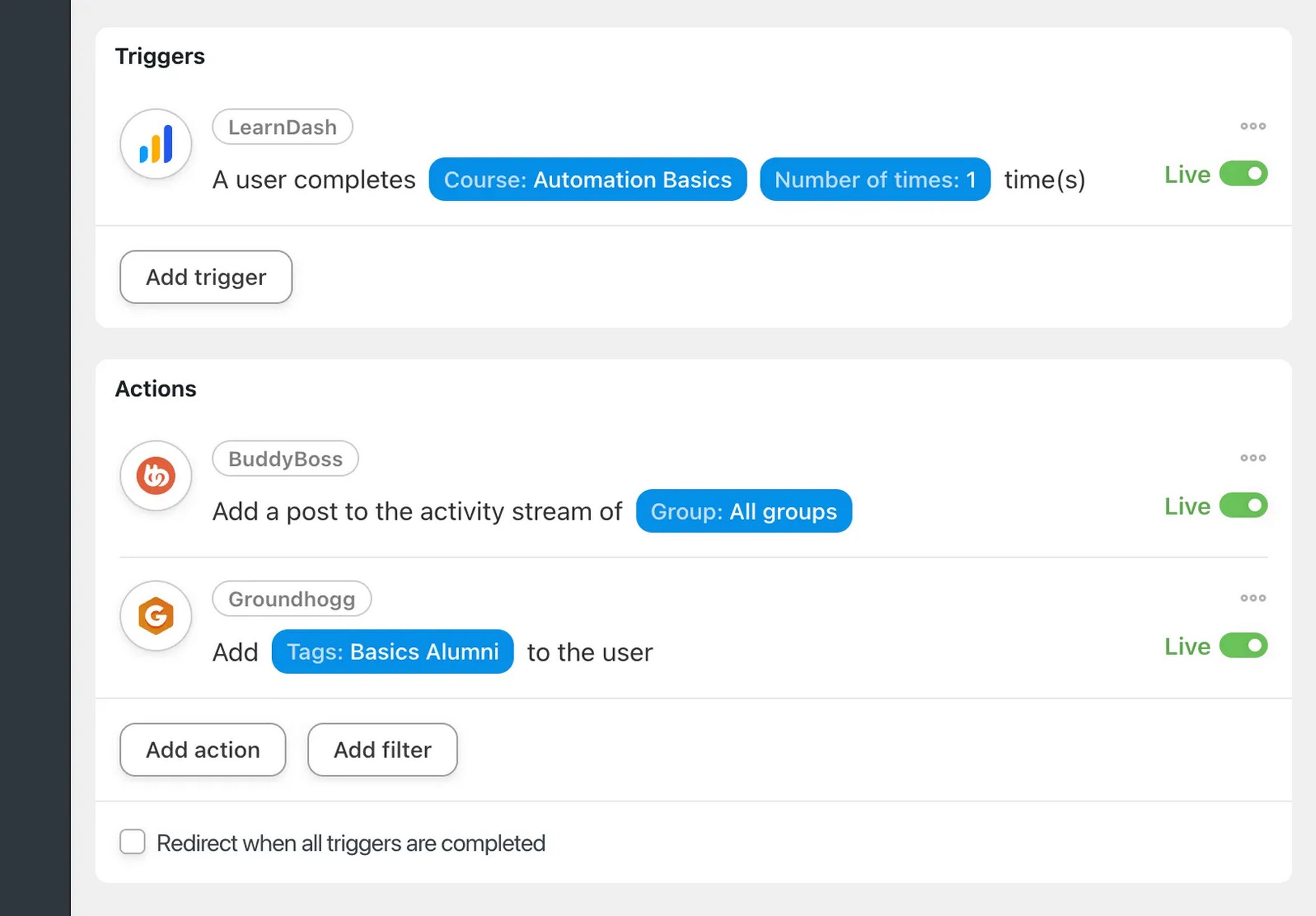 Uncanny Automator for rule-based and AI-powered automation