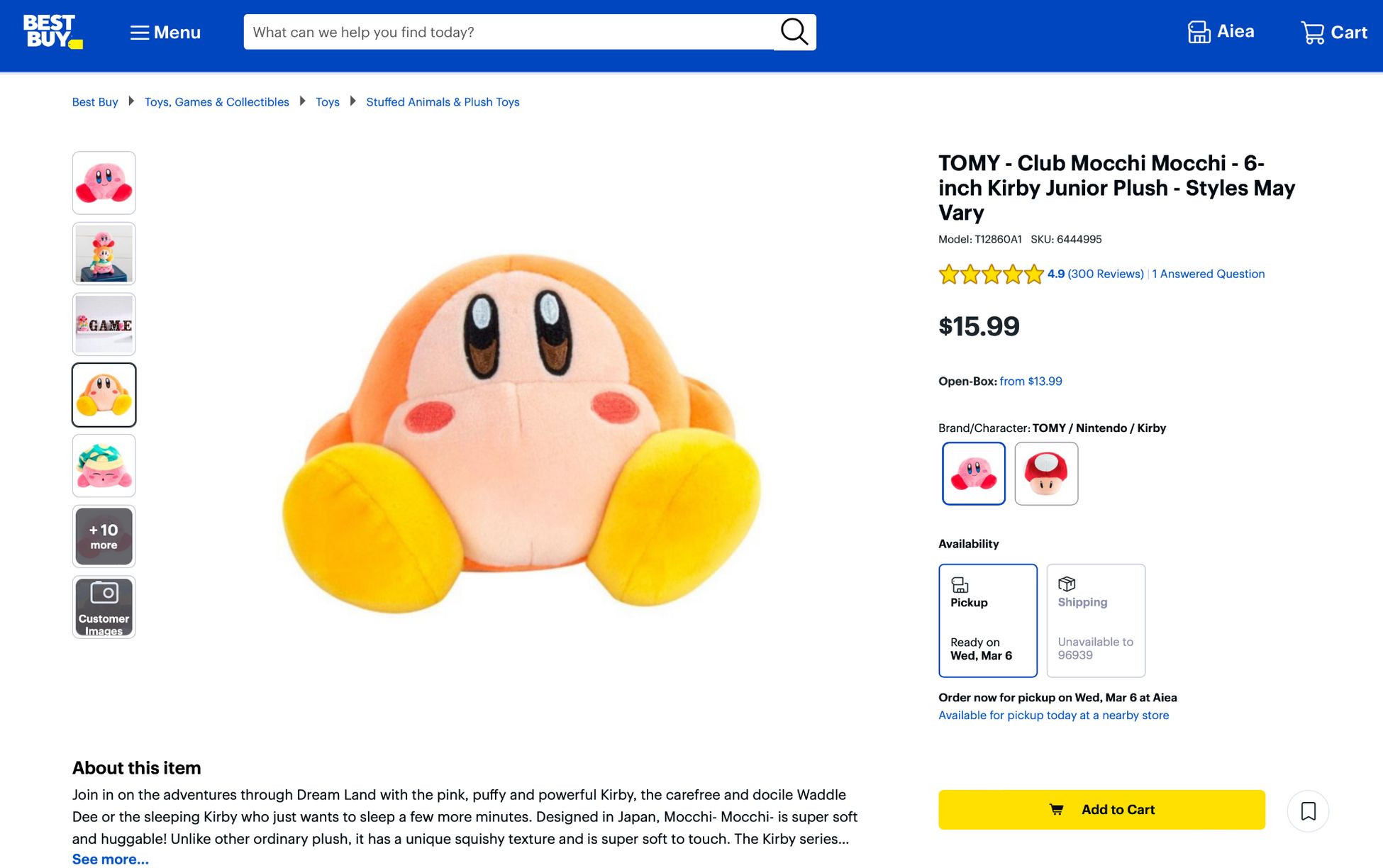 best buy product page