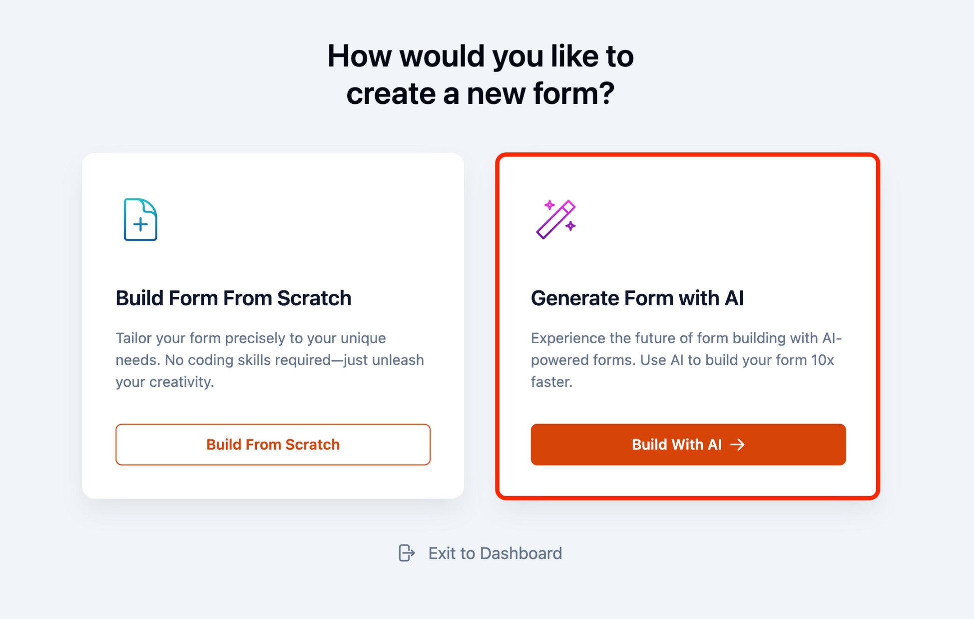 sureforms ai form generator